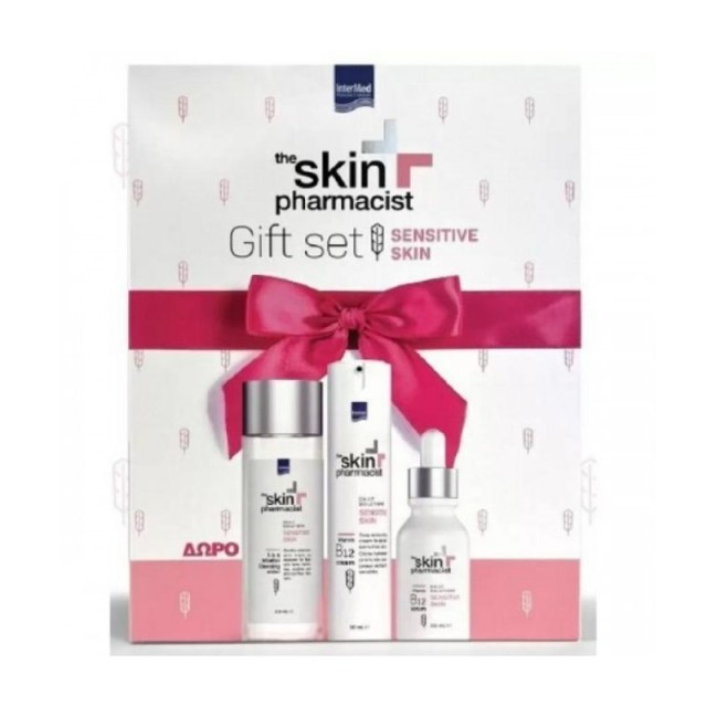 Intermed The Skin Pharmacist Promo Pack Sensitive Skin B12 Ενυδατική Κρέμα 50ml & Sensitive Skin B12 Serum 30ml & ΔΩΡΟ Sensitive Skin Micellar Water 100ml