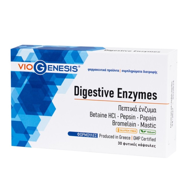 VioGenesis Digestive Enzymes 30 κάψουλες