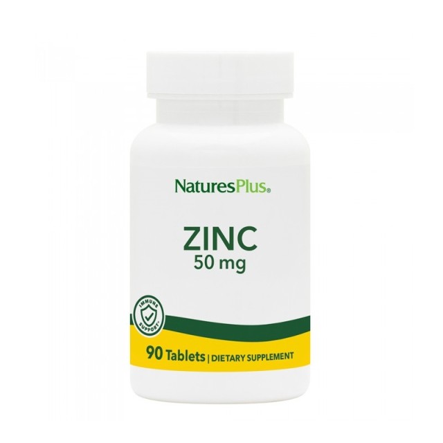 Natures Plus Zinc 50 mg 90 ταμπλέτες