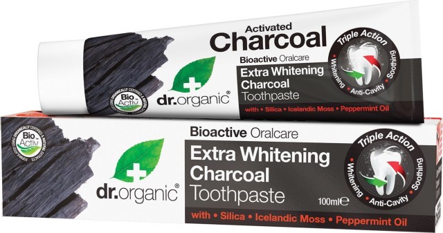 Dr. Organic Charcoal Whitening Toothpaste 100ml