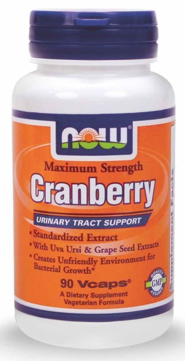 Now Cranberry Maximum Strength, w/ Uva Ursi 90 Vcaps 