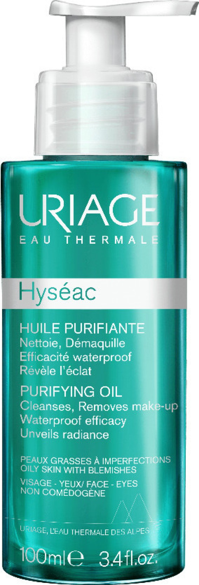 Uriage Hyseac Purifying Oil Καθαριστικό Έλαιο Προσώπου Για Λιπαρές Επιδερμίδες Κατά των Ατελειών 100ml