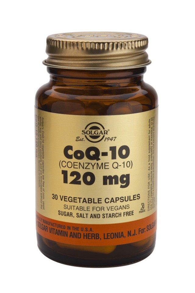 SOLGAR COENZYME Q-10 120mg veg.caps 30s