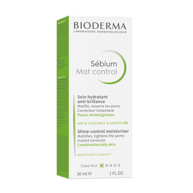 Bioderma Sebium Mat Control Ενυδατική Κρέμα με Ματ Αποτέλεσμα 30ml