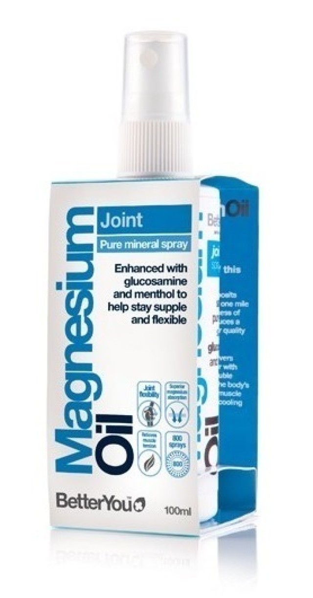 BetterYou Magnesium Oil Joint Mineral Spray Συμπλήρωμα Διατροφής με Μαγνήσιο 100ml.