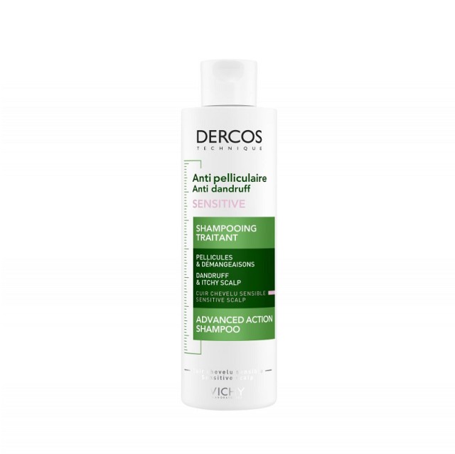 Vichy Dercos Anti Dandruff DS Σαμπουάν κατά της Πιτυρίδας για Ευαίσθητο Τριχωτό 200ml