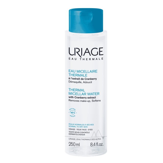 Uriage Micellaire Water Ιαματικό Νερό Micellar για Κανονικό - Ξηρό Δέρμα 250ml