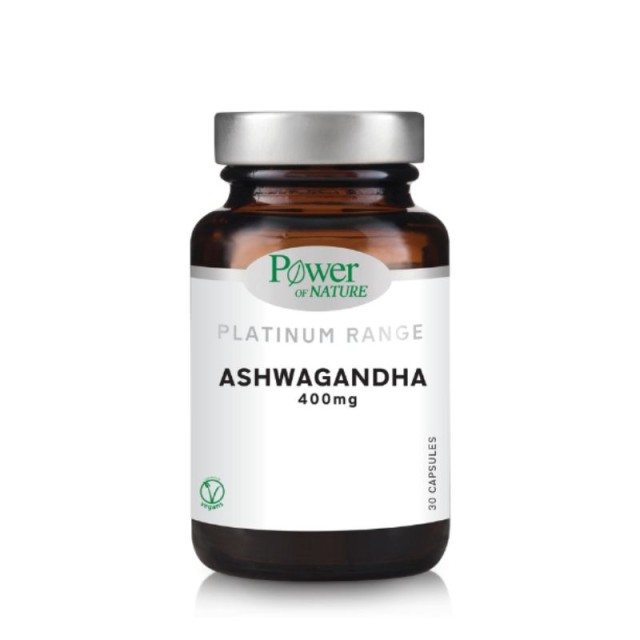 Power Of Nature Platinum Range Ashwagandha 400mg 30 κάψουλες