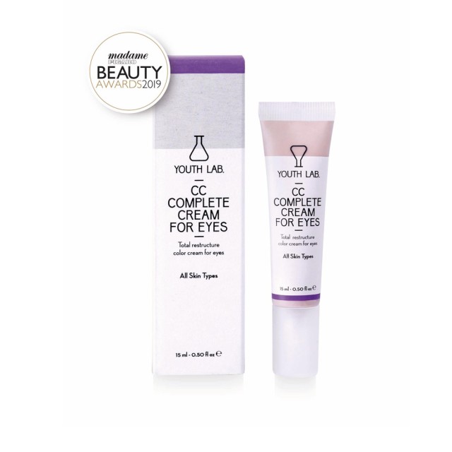 YOUTH LAB. CC Complete Cream for Eyes 15ml Καλυπτική Κρέμα Ματιών με Χρώμα