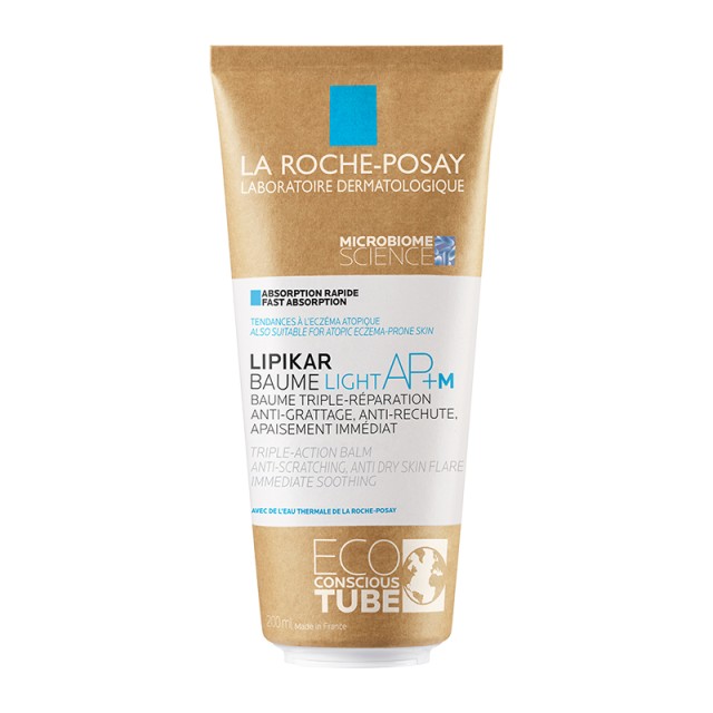 La Roche Posay Lipikar Baume AP+M Light Μαλακτικό Βάλσαμο Σώματος Αναπλήρωσης Λιπιδίων, Κατά των Ερεθισμών & του Κνησμού 200ml