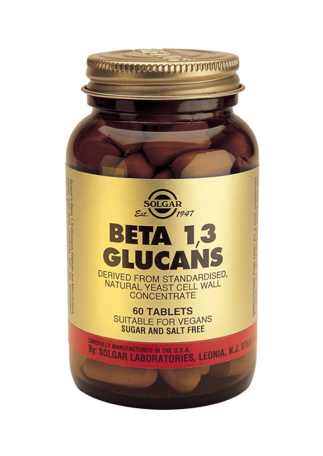 SOLGAR BETA 1,3 GLUCANS  tabs 60s