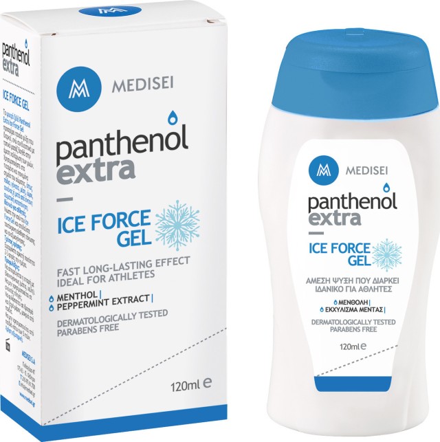 Panthenol Extra Ice Force Gel Κρυοθεραπεία 120ml