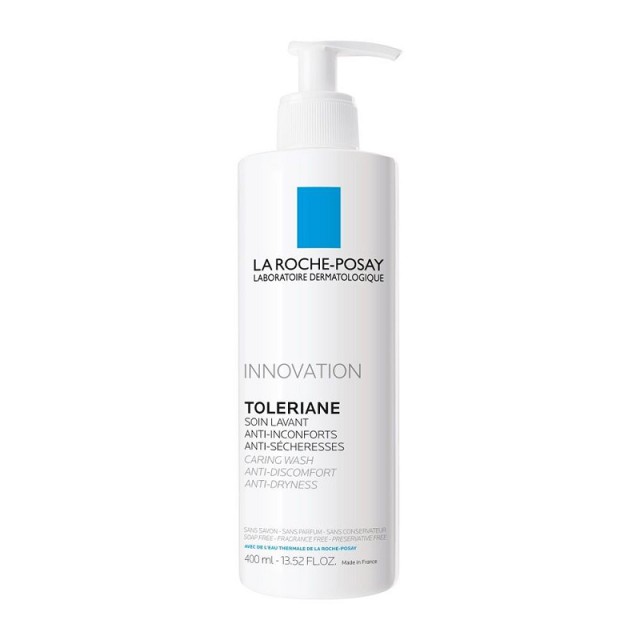 La Roche Posay Toleriane Caring Wash Κρέμα Καθαρισμού για το Ευαίσθητο/Δυσανεκτικό Δέρμα 400ml