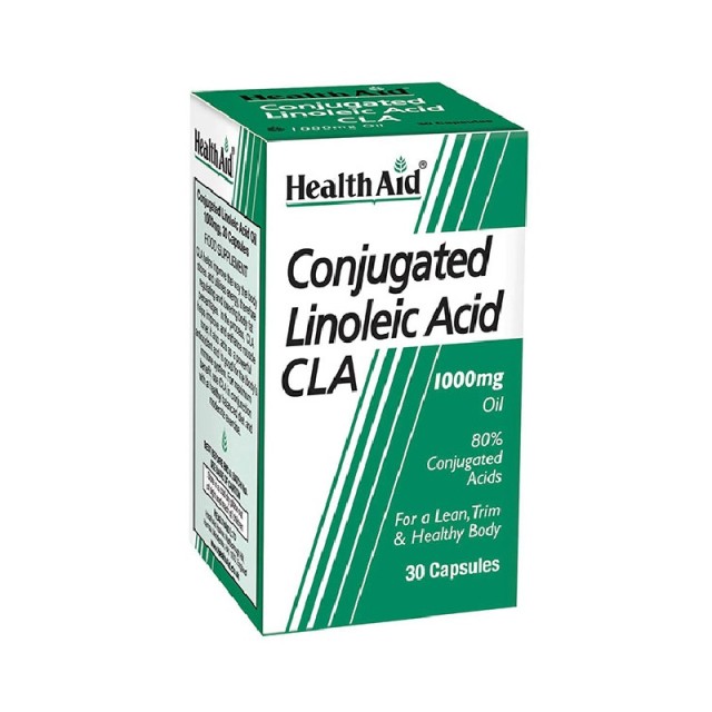 Health Aid Conjugated Linoleic Acid CLA Συμπλήρωμα Διατροφής 1000mg 30 κάψουλες