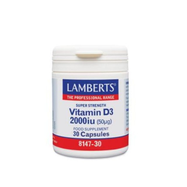 Lamberts Vitamin D3 2000iu 50mg 30 κάψουλες