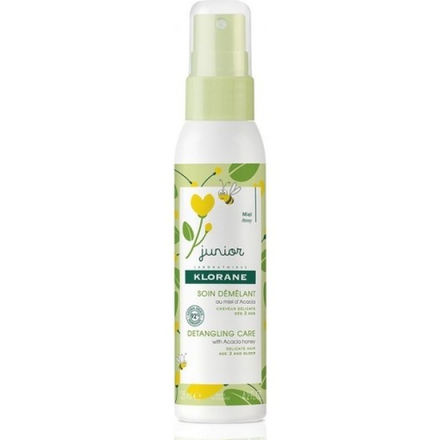 Klorane Klorane Junior Detangling Care Spray Μαλακτικό Σπρέι Μαλλιών με Μέλι Ακακίας, 125ml