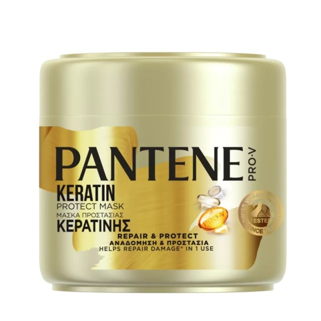 Pantene Pro-V Μάσκα Μαλλιών Προστασίας Κερατίνης για Αναδόμηση και Προστασία 500ml