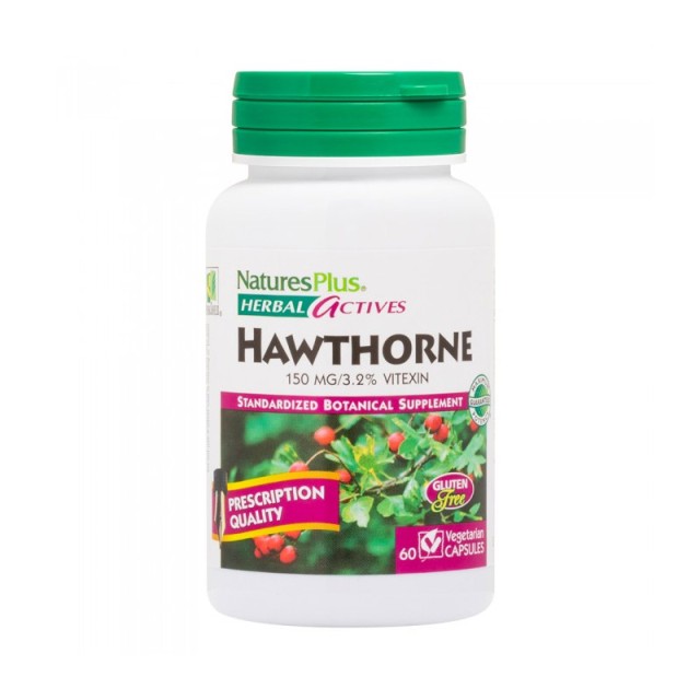 Natures Plus Hawthorne 150mg 60 φυτικές κάψουλες