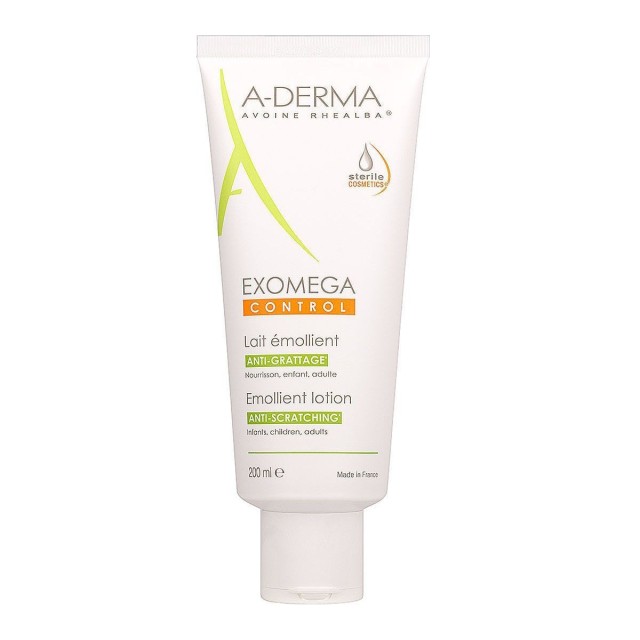 A-Derma Exomega Control Emollient Lotion Anti-Scratching Tube 200ml