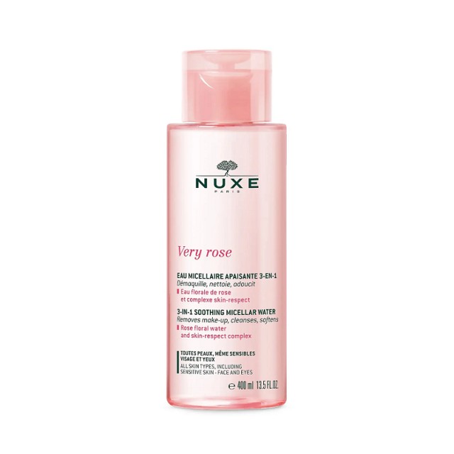 Nuxe Very Rose Eau Micellaire Apaisante 3 In 1 Μικκυλιακό Νερό Καθαρισμού 400 Ml