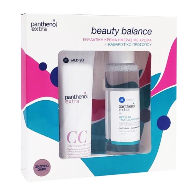 Panthenol Extra CC Day Cream SPF15 Dark Shade 50ml & True Cleanser 3 in 1 100ml