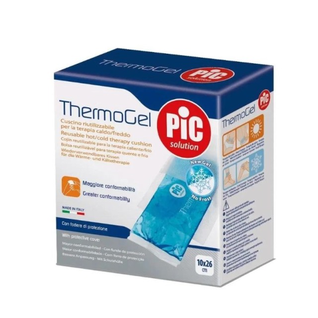 Pic Solution Thermogel Μαξιλαράκι Πολλών Χρήσεων για Θεραπεία Θερμότητας & Ψύχους 10x26cm 1τεμ