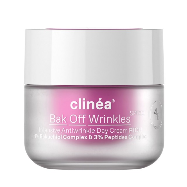 Clinéa Αντιγηραντική Κρέμα Ημέρας Bak Off Wrinkles Rich SPF20 50ml