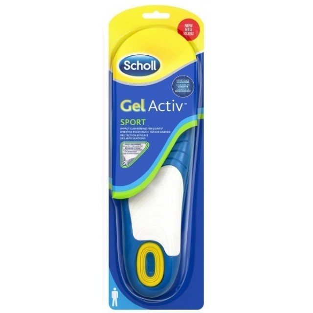 Dr.Scholl Gel Activ Sport Ανδρικοί Πάτοι (Νο40-46,5) 2τμχ