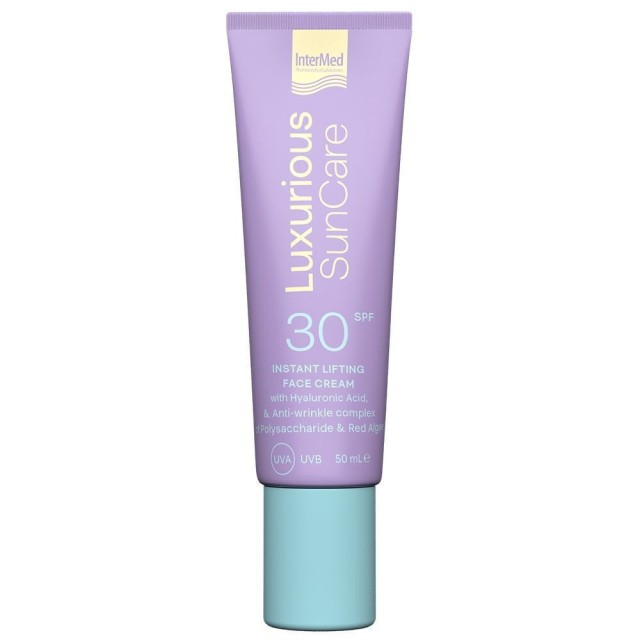 Intermed Luxurious Suncare Κρέμα Προσώπου Ημέρας με SPF30 για Σύσφιξη 50ml