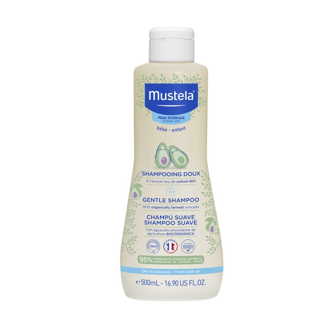 Mustela Gentle Shampoo Απαλό Σαμπουάν 500ml