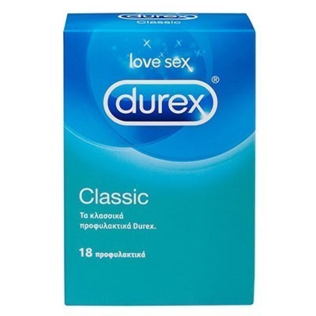 Durex Classic Προφυλακτικά 18τμχ