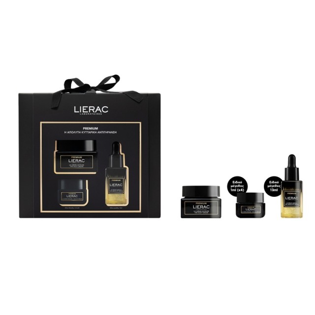 Lierac Xmas Promo Pack Premium The Silky Cream 50ml & The Absolute Serum 13ml & The Eye Cream 4ml (4x1ml)