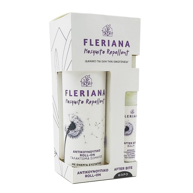 Power Health Fleriana Promo Mosquito Repellent Roll On Αντικουνουπικό 100ml & Δώρο Fleriana After Bite Balm 7ml