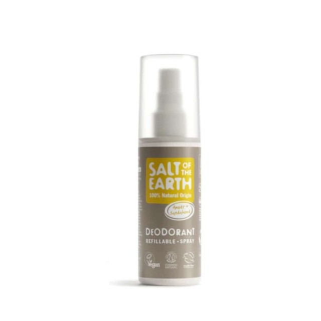 Salt of the Earth Vegan Αποσμητικό Spray Amber & Sandalwood 100ml