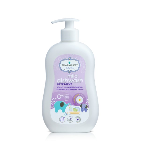 Pharmasept Baby Care Mild Dishwash Απαλό Υγρό Απορρυπαντικό για Μπιμπερό & Βρεφικά Σκεύη 400ml