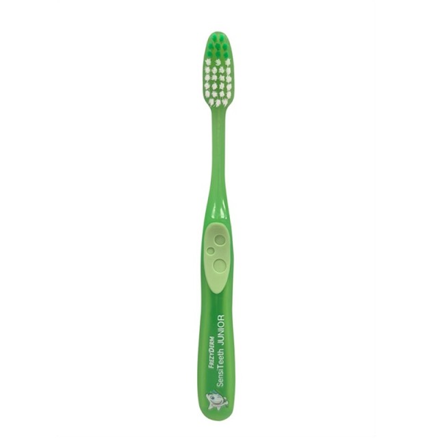 Frezyderm Sensiteeth Junior Toothbrush Soft Green Μαλακή Οδοντόβουρτσα για Παιδιά 3-6 ετών Πράσινο Χρώμα 1τεμ.