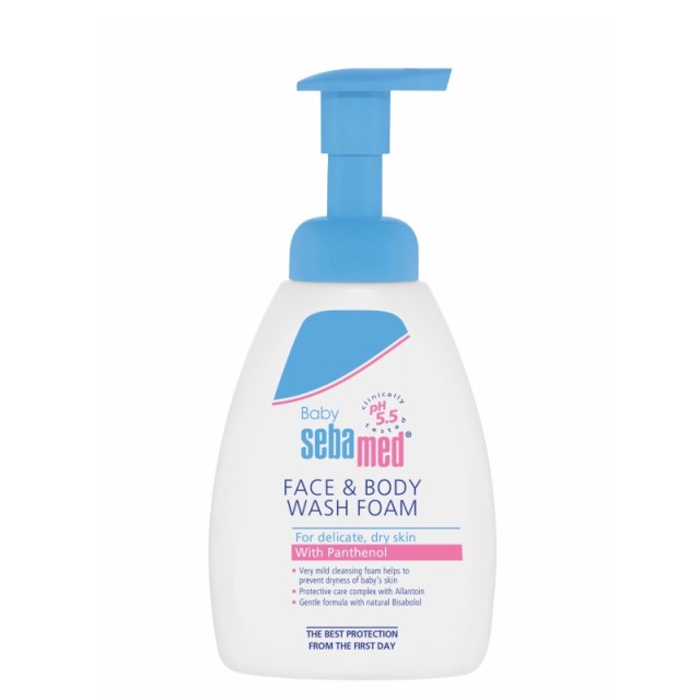 Sebamed Baby Face & Body Wash Foam 400ml