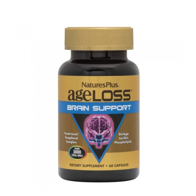 Natures Plus Ageloss Brain Support Συμπλήρωμα για την Μνήμη 60 κάψουλες