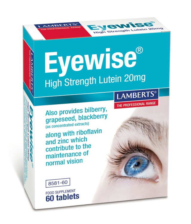 LAMBERTS EYEWISE HIGH STRENGTH LUTEIN 20 MG 60 TABS