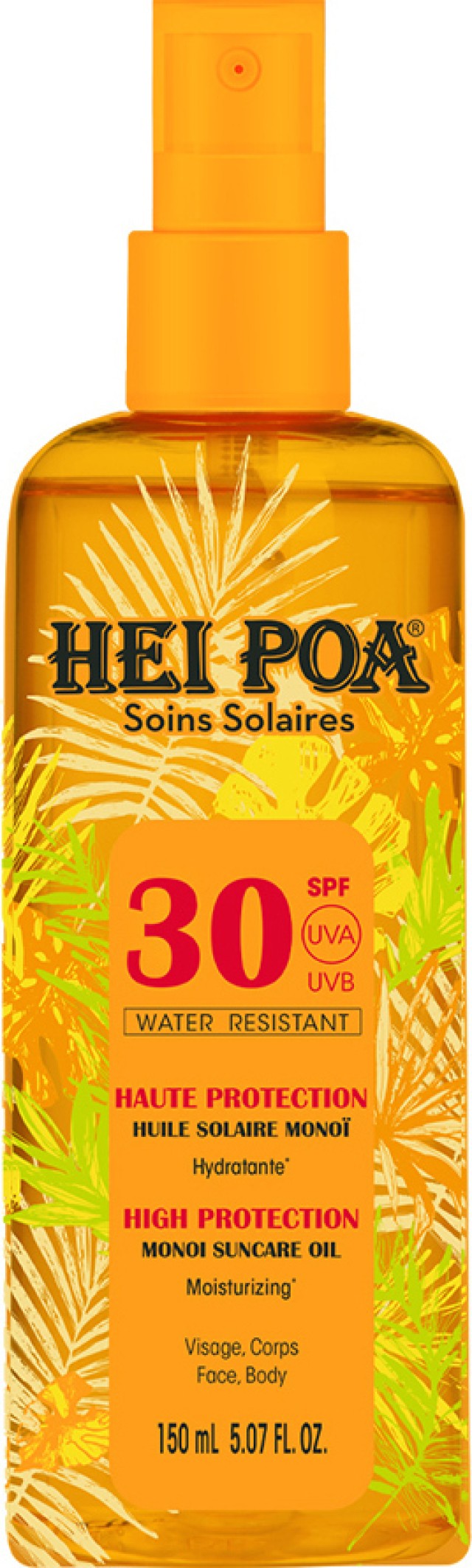 Hei Poa Monoi Oil SPF30 Tiare Αντηλιακό Λάδι Σώματος 150ml