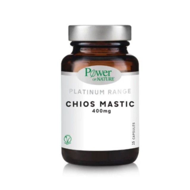 Power of Nature Platinum Range Chios Mastic 400mg Συμπλήρωμα Διατροφής με Μαστίχα Χίου 15 κάψουλες