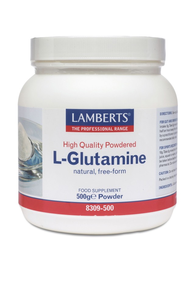 LAMBERTS L-GLUTAMINE POWDER 500GR