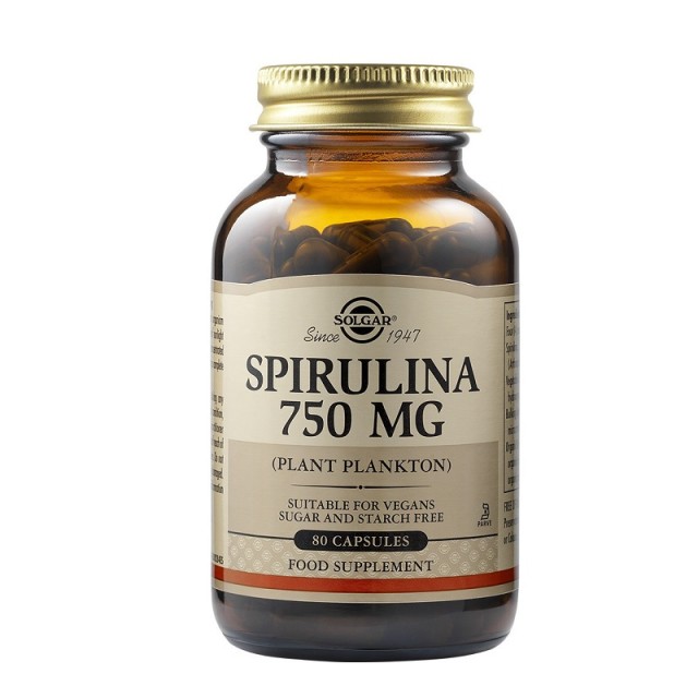 Solgar Spirulina 750mg 80caps