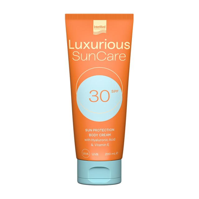 Intermed  Luxurious Sun Care Body Cream SPF30 Αντηλιακή Κρέμα Σώματος 200ml