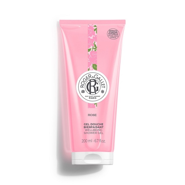 Roger&Gallet Rose Wellbeing Shower Gel Αναζωογονητικό Αφρόλουτρο 200ml