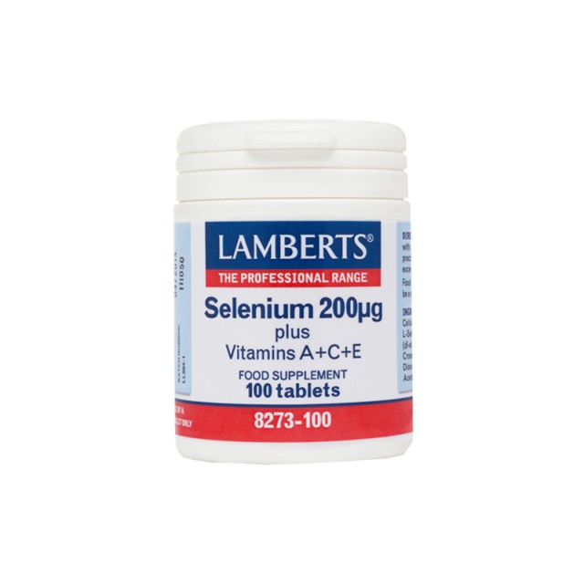 Lamberts Selenium 200μg plus Vitamin A+C+E 100 κάψουλες