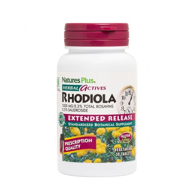 Natures Plus Rhodiola 1000 mg Extended Release 30 ταμπλέτες