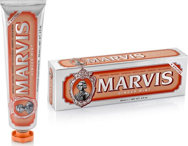 Marvis Ginger και Xylitol Οδοντόκρεμα Με Τζίντζερ Μέντα Και Ξυλιτόλη 85ml