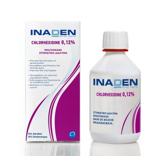 Inaden Chlorhexidine 0.12% Mouthwash Στοματικό Διάλυμα Χλωρεξιδίνης 250ml