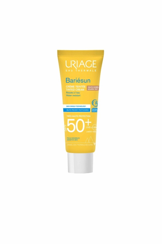 Uriage Bariesun Tinted Cream Teinte Doree SPF50+ - Αδιάβροχη Αντηλιακή Κρέμα Προσώπου Με Χρώμα 50ml